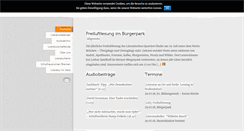 Desktop Screenshot of literaturhaus-bremen.de